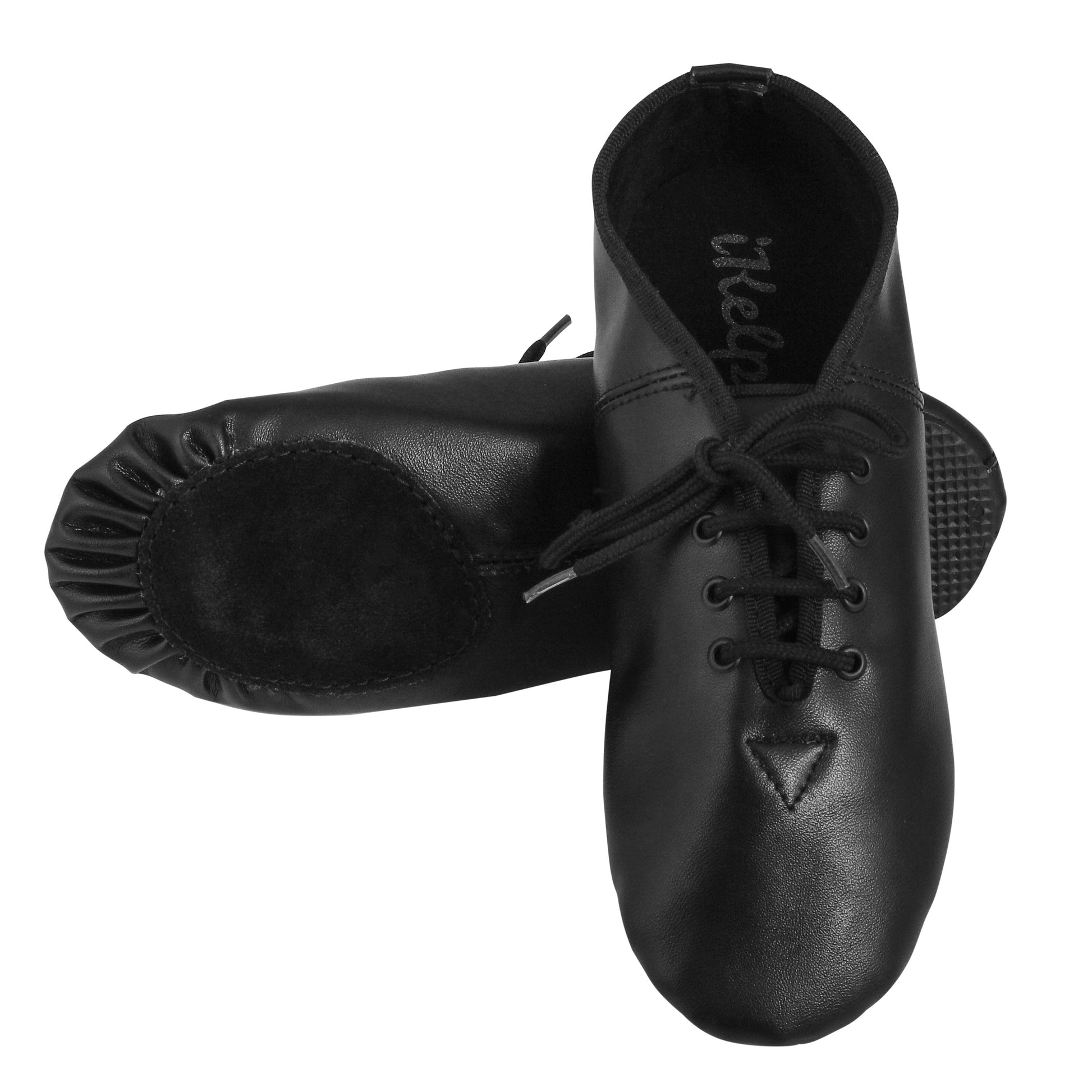 Unisex Black Jazz laced shoes – iKelpie - Main Image