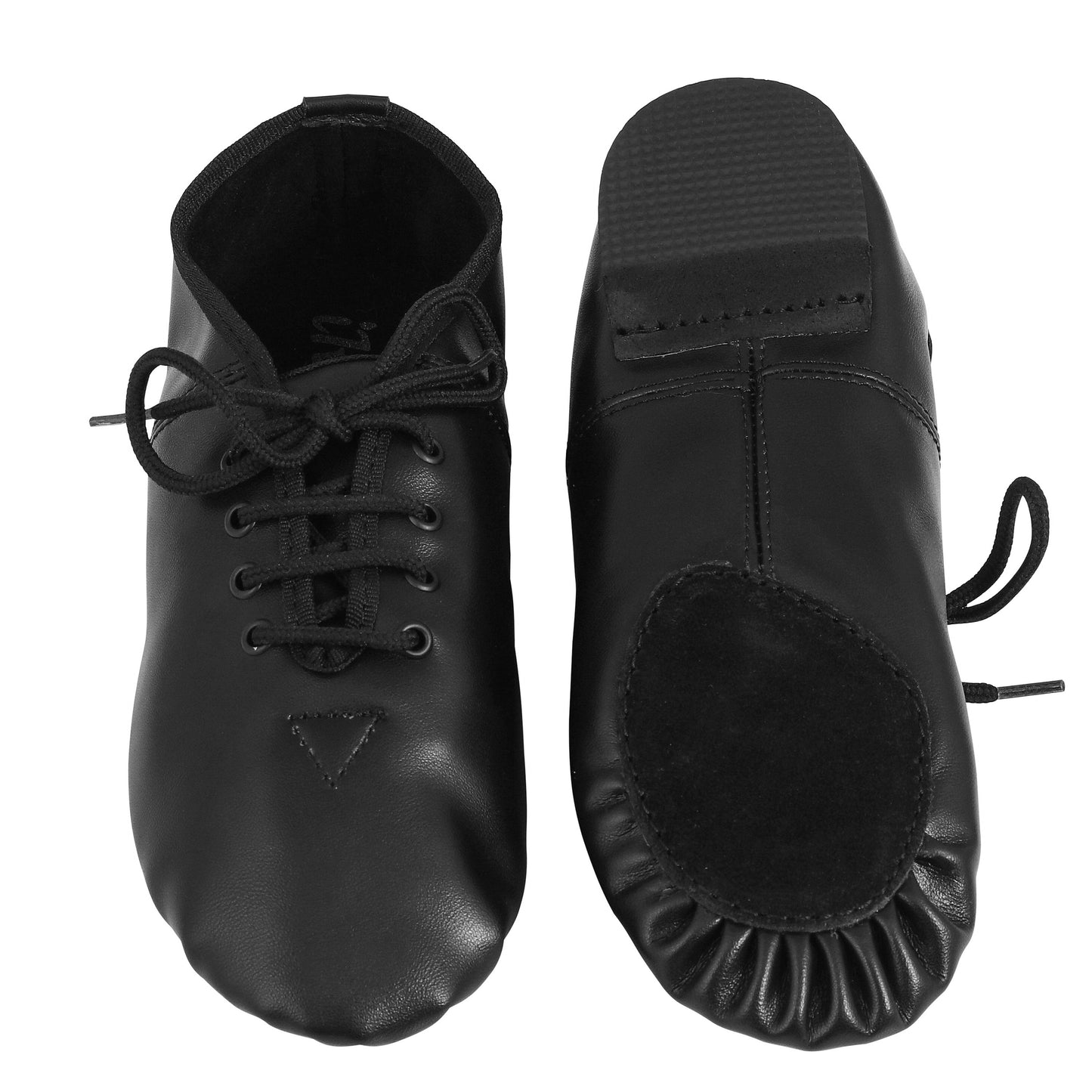 Unisex Black Jazz laced shoes