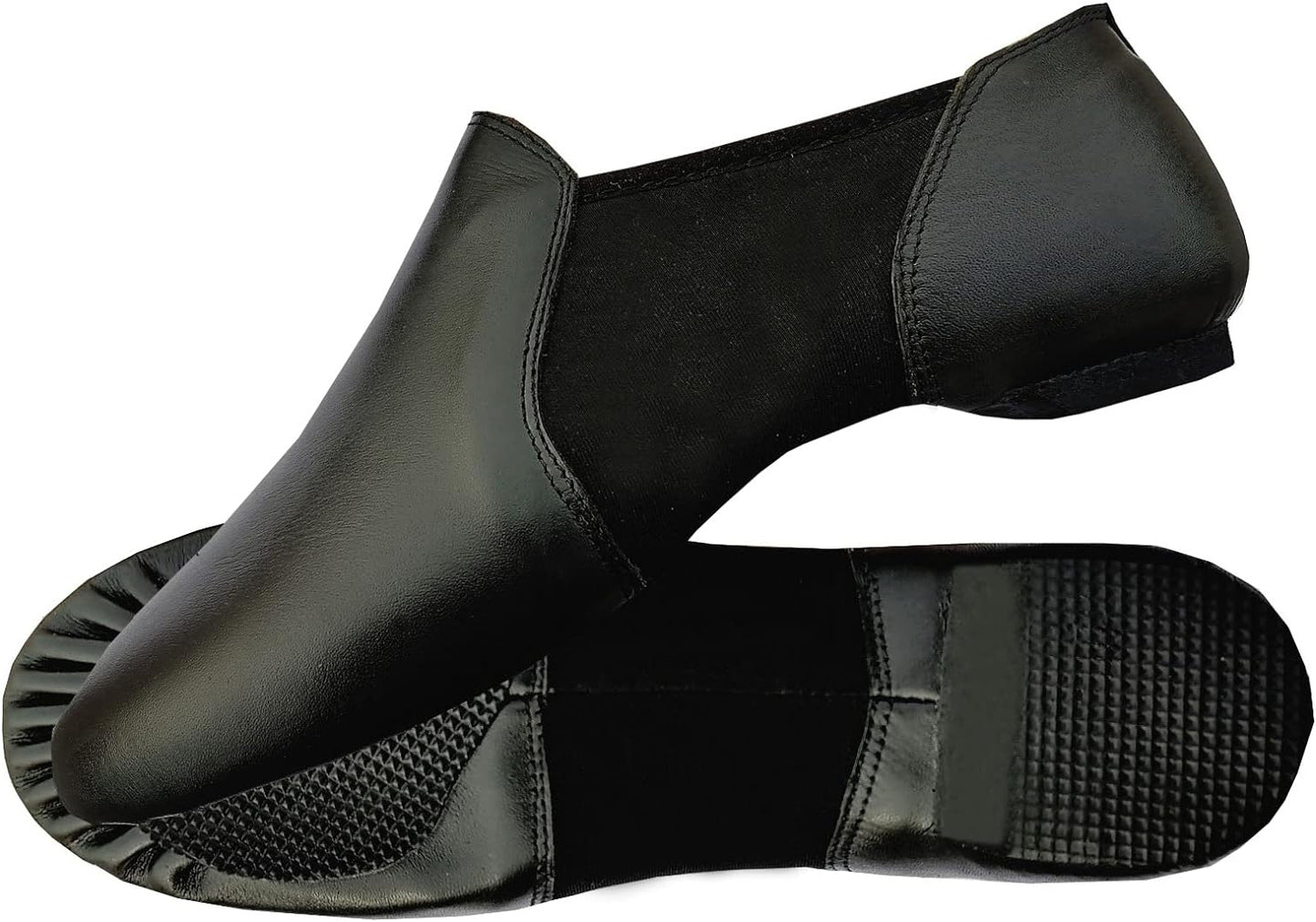 Unisex Black Jazz Slip-On Shoes