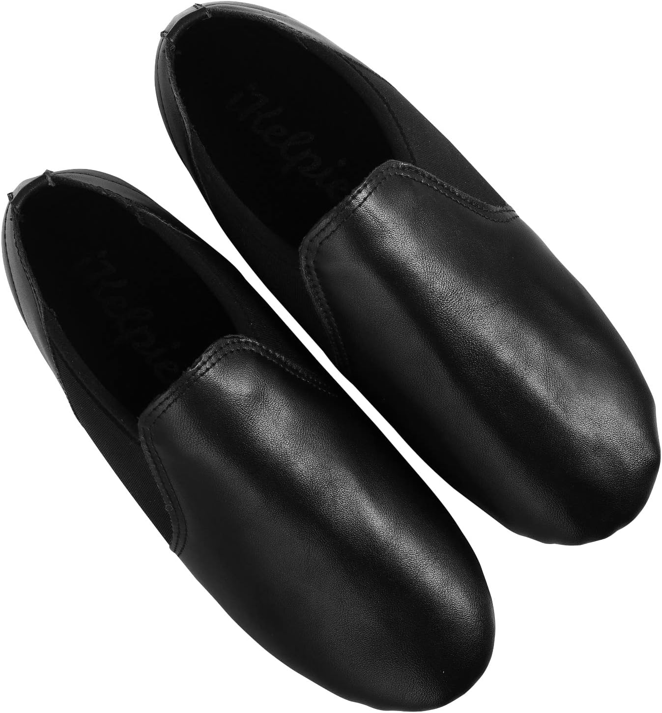 Unisex Black Jazz Slip-On Shoes