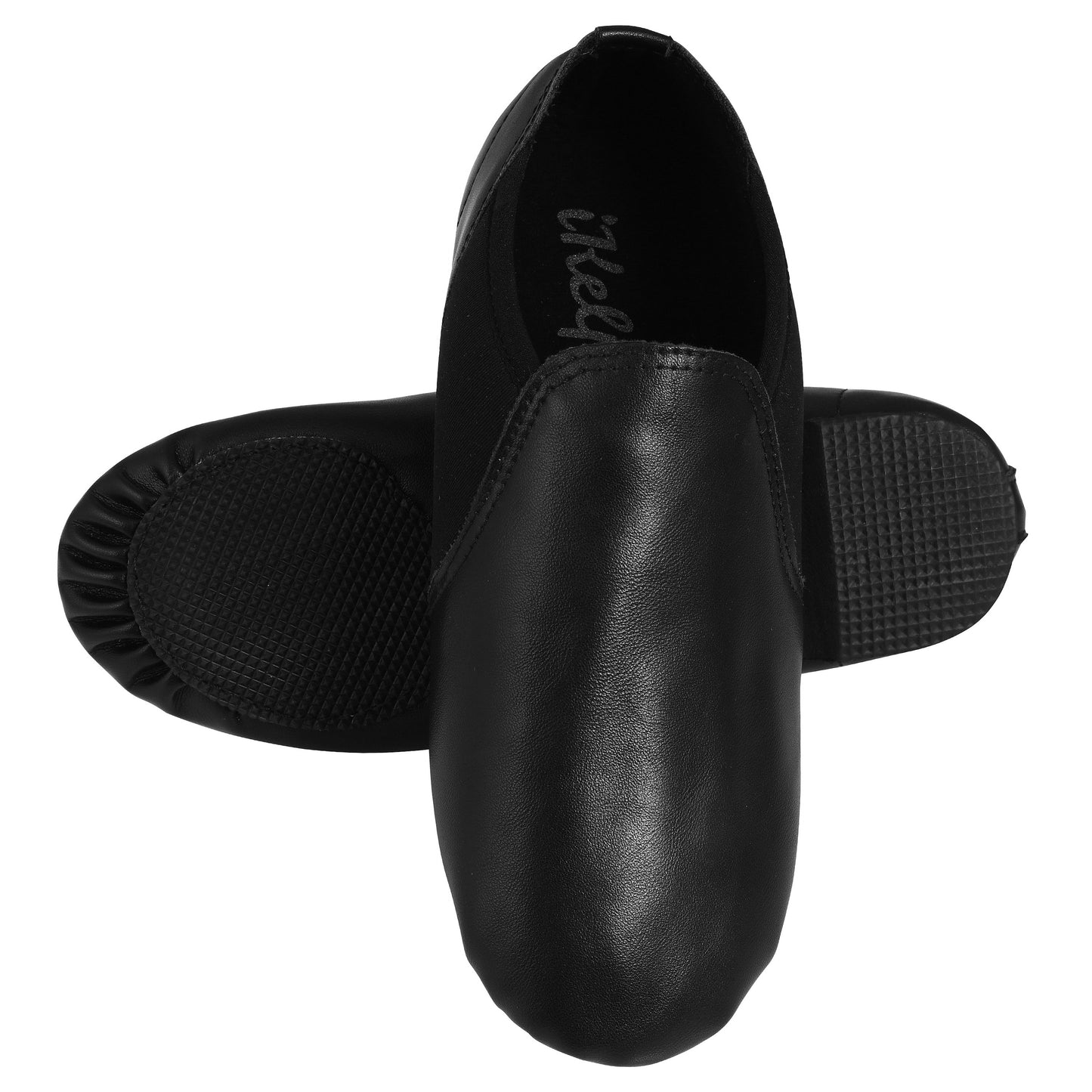 Black jazz dance shoes